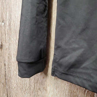 LS Sun Show Shirt, 1/4 zip up, mesh sleeves *vgc, mnr pulled pit elastics
