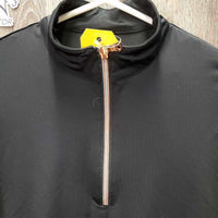 LS Sun Show Shirt, 1/4 zip up, mesh sleeves *vgc, mnr pulled pit elastics
