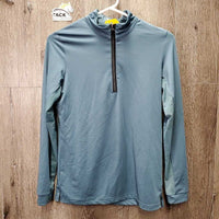 LS Sun Shirt, 1/3 Zip Up, mesh sleeves *vgc/xc
