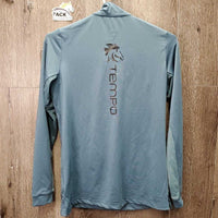 LS Sun Shirt, 1/3 Zip Up, mesh sleeves *vgc/xc
