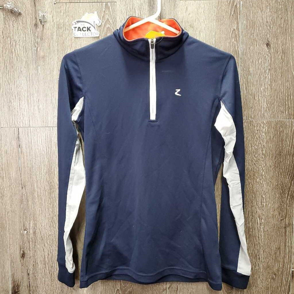LS Sun Show Shirt, 1/4 zip up, Mesh Sleeves *vgc, v.mnr hair & snags