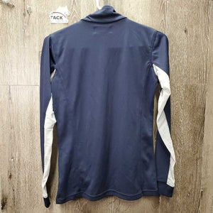 LS Sun Show Shirt, 1/4 zip up, Mesh Sleeves *vgc, v.mnr hair & snags