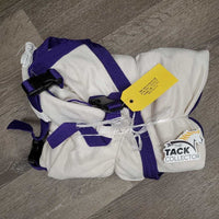 Fly/Sun Sheet, 2 legs *gc, dingy, mnr stains, hair, dirt, threads, undone stitching, bare fleece