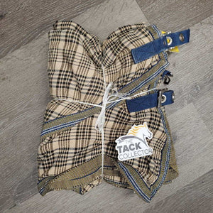 Cotton Stable Blanket, 0 legs *gc, dirty, hair, smell, stains ,snags, mnr holes/tears, repairs, puckers