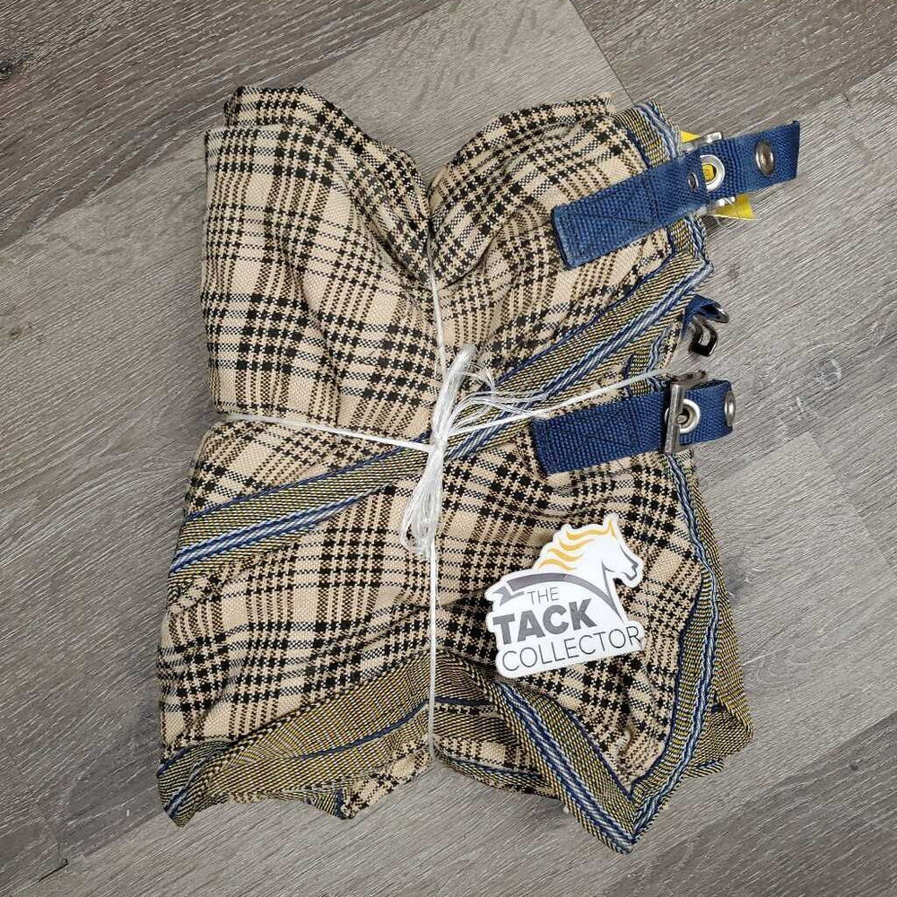 Cotton Stable Blanket, 0 legs *gc, dirty, hair, smell, stains ,snags, mnr holes/tears, repairs, puckers