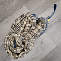 Cotton Stable Blanket, 0 legs *gc, dirty, hair, smell, stains ,snags, mnr holes/tears, repairs, puckers
