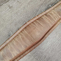 Leather Girth 1x Elastic *fair, clean, dirty, rough edges, unstitched, creases/folds, stains, repairs
