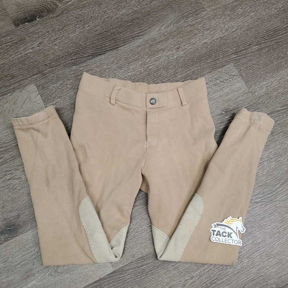 JUNIORS Hvy Cotton Breeches, Pull On *vgc, v.mnr snag, rubs, pills & stains