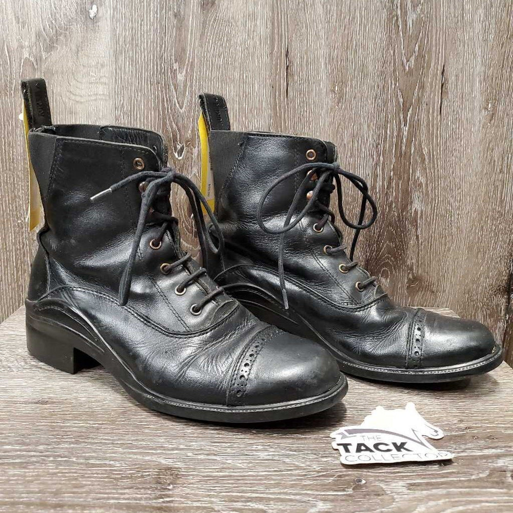 Paddock Boots, laces *vgc/gc, clean, mnr rubs, scuffs, older, L- toe dent & loose sole