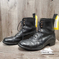 Paddock Boots, laces *vgc/gc, clean, mnr rubs, scuffs, older, L- toe dent & loose sole