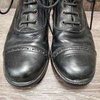 Paddock Boots, laces *vgc/gc, clean, mnr rubs, scuffs, older, L- toe dent & loose sole
