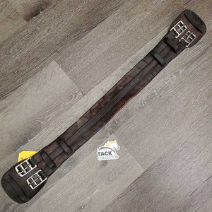 Dressage Girth *fair, rubs, v.creased/folds, curled edges, clean & residue?dirt, gunky buckles, hairy ends