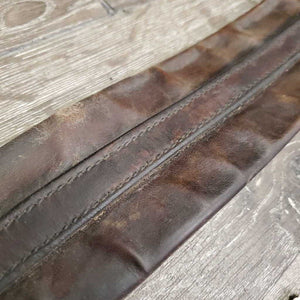 Dressage Girth *fair, rubs, v.creased/folds, curled edges, clean & residue?dirt, gunky buckles, hairy ends