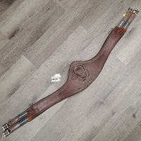 Sm Anatomical Belly Girth, carabiner, x2 els *gc, v.scraped, rubs, dirty, hairy seams, stiff