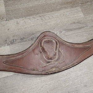 Sm Anatomical Belly Girth, carabiner, x2 els *gc, v.scraped, rubs, dirty, hairy seams, stiff