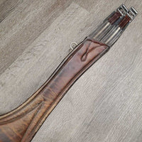 Sm Anatomical Belly Girth, carabiner, x2 els *gc, v.scraped, rubs, dirty, hairy seams, stiff
