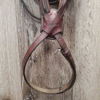 Narrow Rsd Padded Monocrown Figure 8 Bridle, buckles *vgc, clean, rubs, residue, xholes
