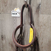 Narrow Rsd Padded Monocrown Figure 8 Bridle, buckles *vgc, clean, rubs, residue, xholes
