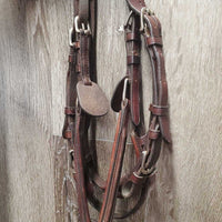 Narrow Rsd Padded Monocrown Figure 8 Bridle, buckles *vgc, clean, rubs, residue, xholes
