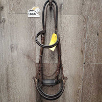 Rsd Padded Bridle, Crank, Buckles *vgc, clean, residue, mnr creases & scratches, older
