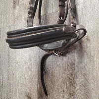 Rsd Padded Bridle, Crank, Buckles *vgc, clean, residue, mnr creases & scratches, older
