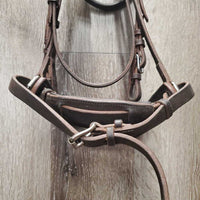 Rsd Padded Bridle, Crank, Buckles *vgc, clean, residue, mnr creases & scratches, older
