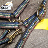 Thick Nylon Combo Grooming Halter, 3x snaps *vgc, clean, rubs, mnr dirt & stains, repaired/replaced snap
