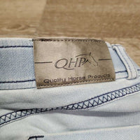 Sticky Full Seat Denim Breeches *gc, stains, dingy