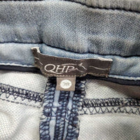 Sticky Full Seat Denim Breeches *gc, stains, dingy
