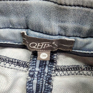 Sticky Full Seat Denim Breeches *gc, stains, dingy