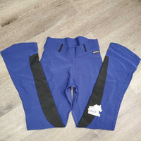 Ribbed Boot Cut Riding Tight Breeches, Pull on *xc, v.mnr loose threads, mnr stain?spots
