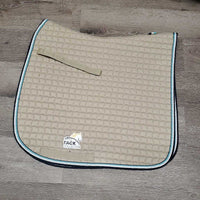 Quilt Dressage Saddle Pad *vgc, mnr hair, pills, rubs, threads