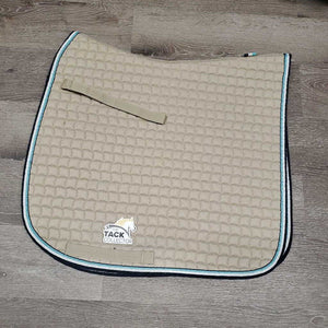 Quilt Dressage Saddle Pad *vgc, mnr hair, pills, rubs, threads