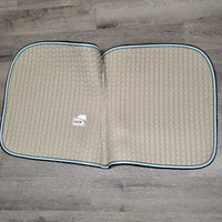 Quilt Dressage Saddle Pad *vgc, mnr hair, pills, rubs, threads