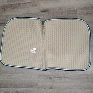 Quilt Dressage Saddle Pad *vgc, mnr hair, pills, rubs, threads