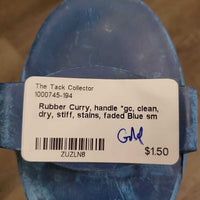 Rubber Curry, handle *gc, clean, dry, stiff, stains, faded
