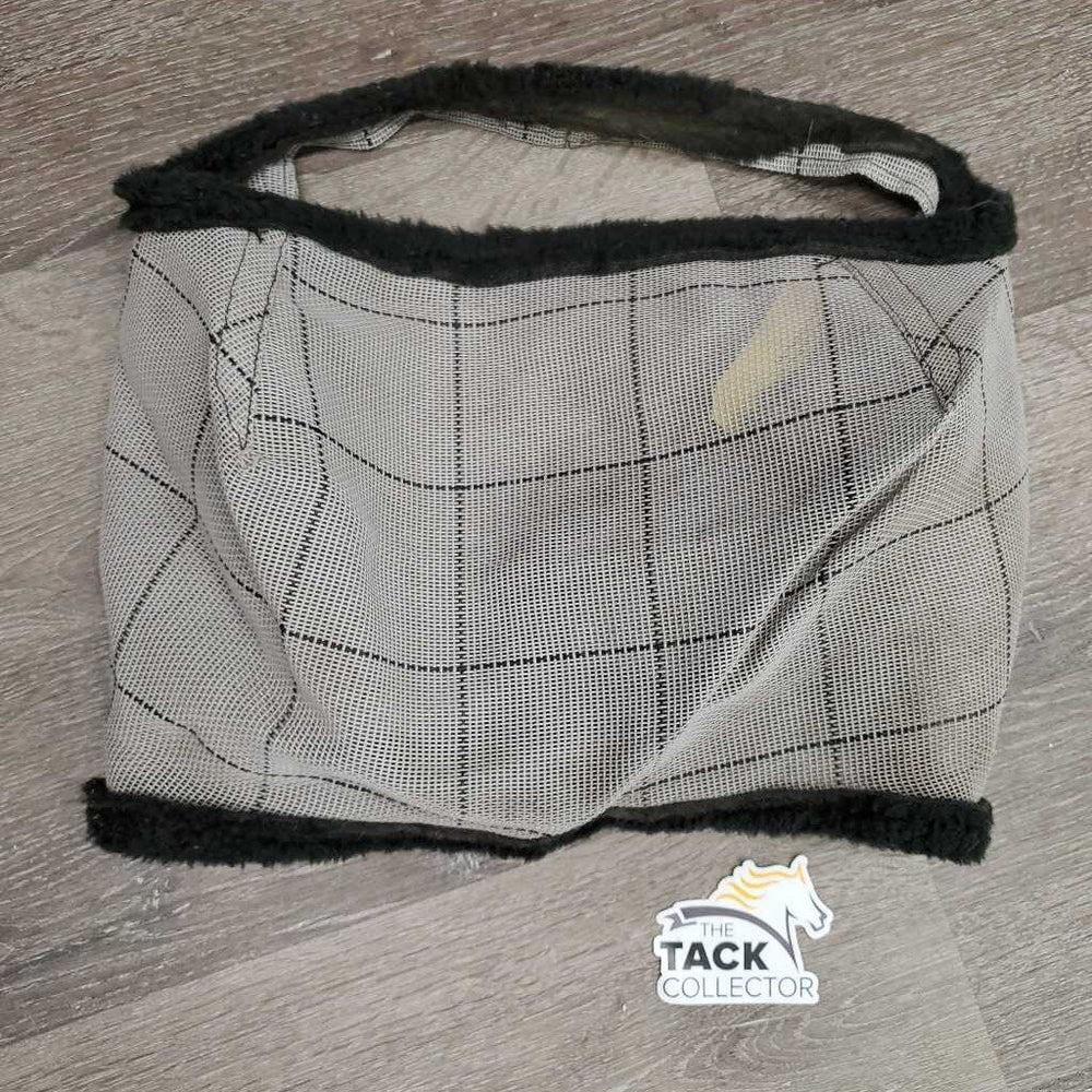 Hard Mesh Fly Mask, 0 Ears *gc, v. dirty, hair, mnr stains, clumpy, holes, snags
