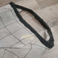 Hard Mesh Fly Mask, 0 Ears *gc, v. dirty, hair, mnr stains, clumpy, holes, snags

