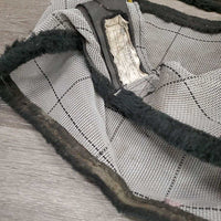 Hard Mesh Fly Mask, 0 Ears *gc, v. dirty, hair, mnr stains, clumpy, holes, snags
