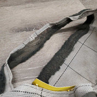 Hard Mesh Fly Mask, 0 Ears *gc, v. dirty, hair, mnr stains, clumpy, holes, snags
