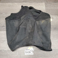 Hvy Mesh Fly Mask *gc, v.dirty, hairy, stains, loose velcro threads