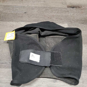 Hvy Mesh Fly Mask *gc, v.dirty, hairy, stains, loose velcro threads