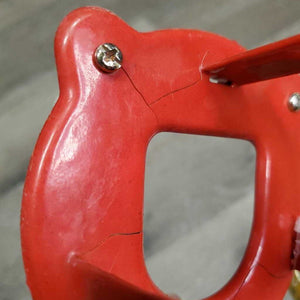 Wall Mount Bridle - Tack Hook, 3x Drywall Screws *gc, clean, cracking