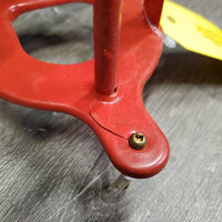Wall Mount Bridle - Tack Hook, 3x Drywall Screws *gc, clean, cracking, missing & broken drywall screws
