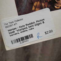 Horses - Kate Reddick, Picture book *stamped, bent edges & corners, stains, rubs
