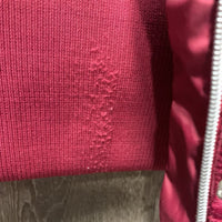 Puffy Vest, Zipper, High Collar *like new, mnr stained Rt Pocket
