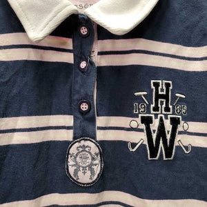 LS Hvy Cotton Shirt, 1/4 Button Up *gc, mnr faded, seam puckers & rubs, older