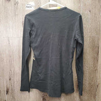 LS Crewneck T Shirt *gc, faded, mnr hair