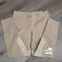 Hvy Cotton Breeches, Pull On *vgc/xc, mnr rubs & loose thread, older
