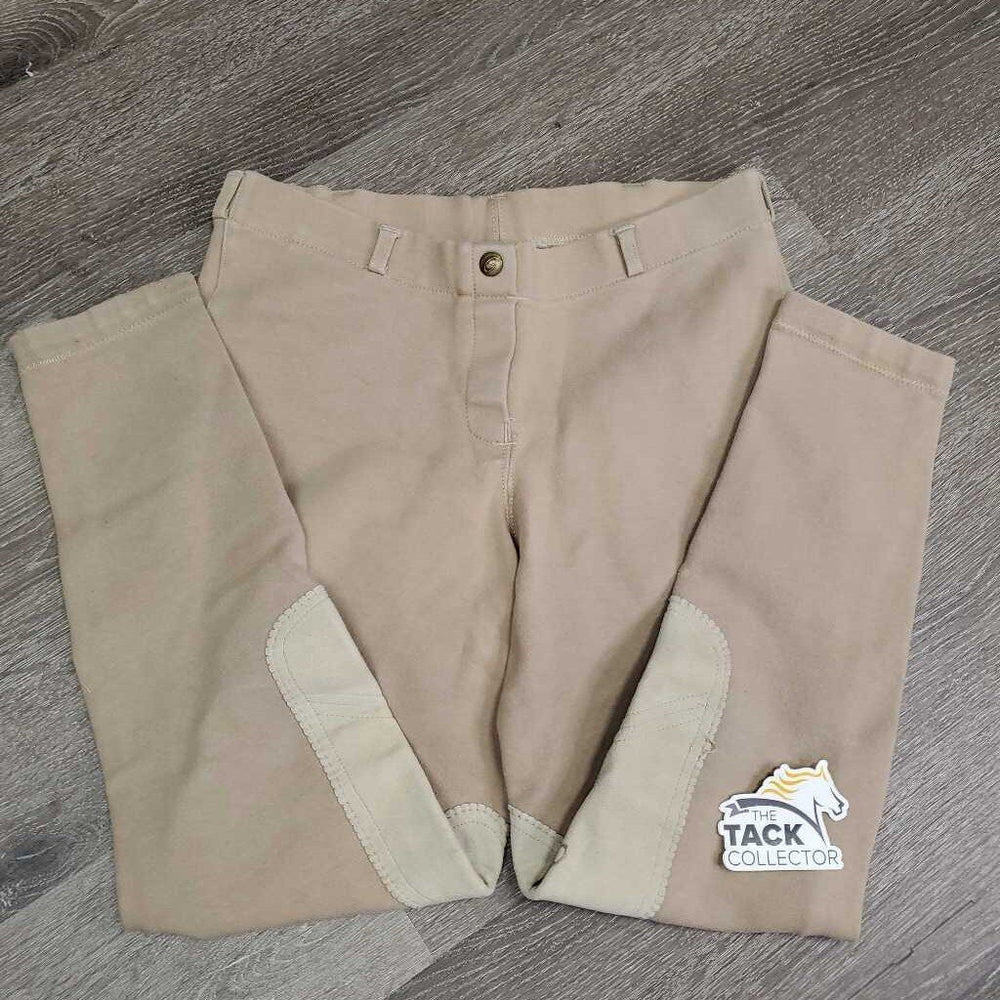 Hvy Cotton Breeches, Pull On *vgc/xc, mnr rubs & loose thread, older
